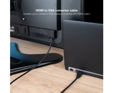 CONVERSOR HDMI A VGA 1.8 M NEGRO NANOCABLE
