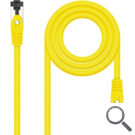 CABLE DE RED LATIGUILLO SSTP CAT8.1 AWG26 1 M AMARILLO NANOCABLE